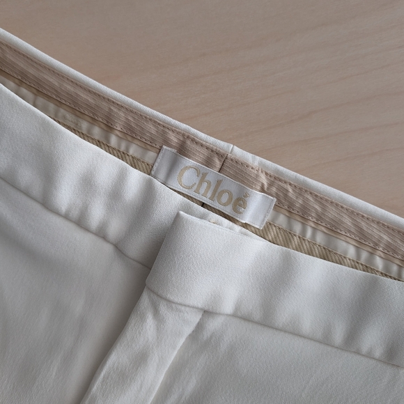 Chloe Designer White Pants 34 - Picture 5 of 8